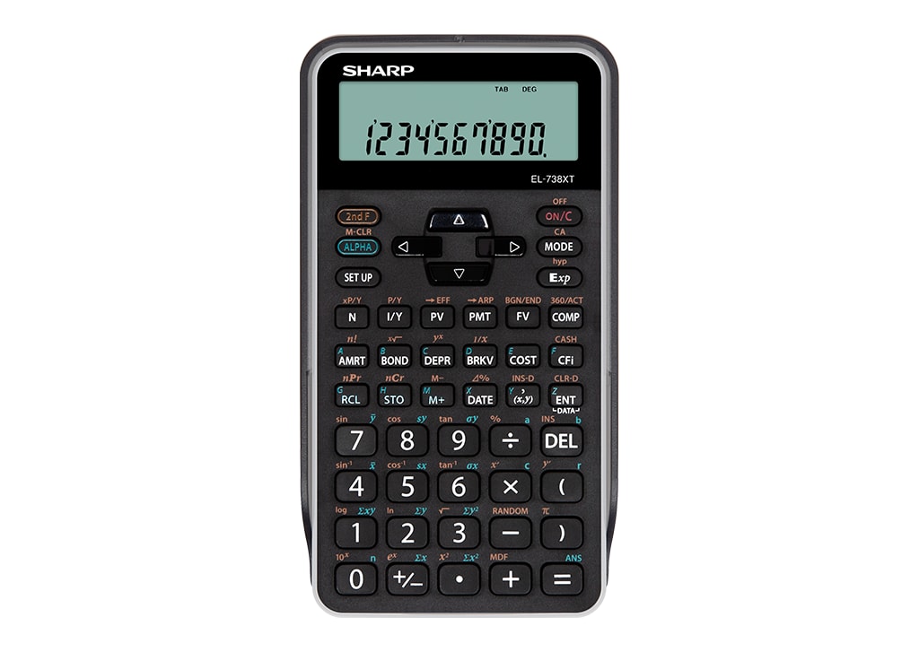EL738XTB Financial Calculator With Scientific Functions