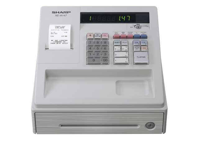 (Discontinued) Entry level Cash register - White