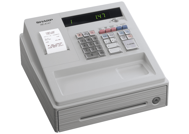 (Discontinued) Entry level Cash register - White