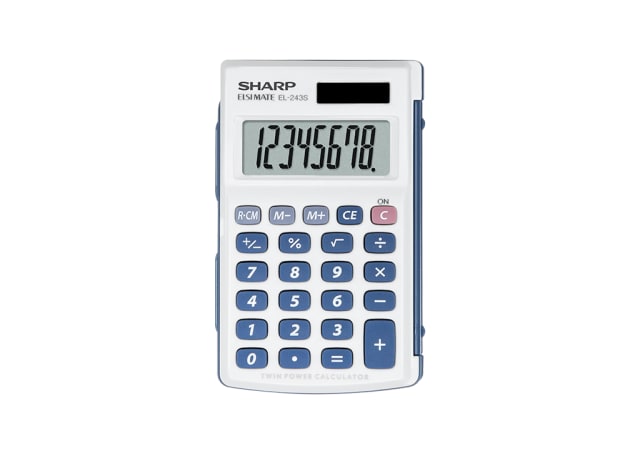 8 Digit Hard Cover Calculator
