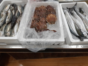 鮮魚は丸物も置いてます。