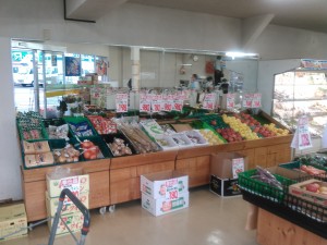青果売場です