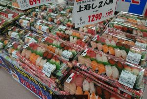 当店自慢のお寿司売場