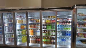 充実した飲料売場