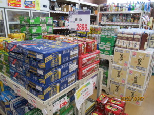 ビール・お酒リーズナブルな価格で提供しています。