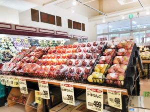 品揃えが豊富で新鮮な野菜をお買い求め下さい。