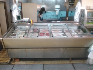1番人気の鮮魚売場です