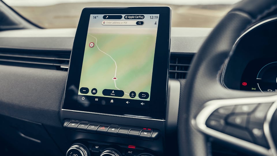 Renault Clio 4 navigatie 10,1 inch android 12 dab+ apple carplay  androidauto - www.