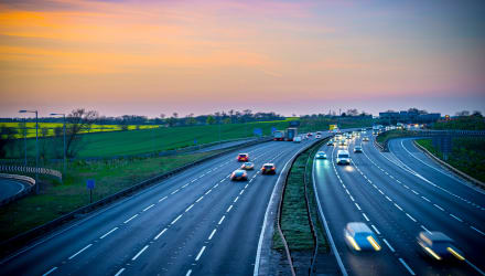 Driving On The Motorway