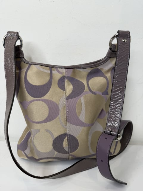 Coach Penelope Signature Optic Hippie Crossbody
