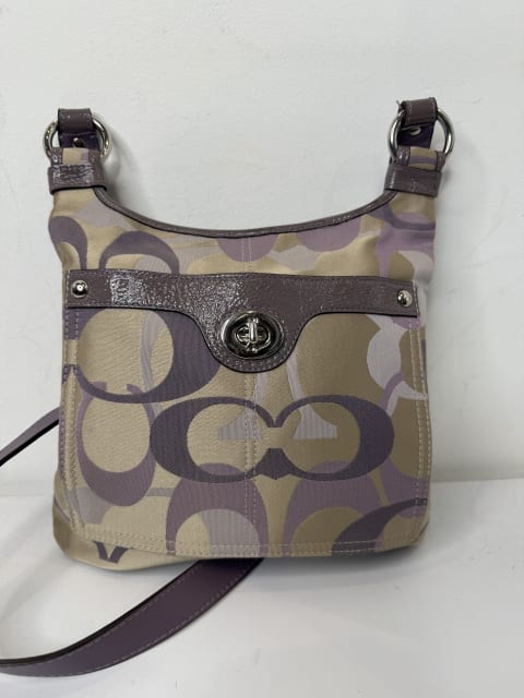 Coach Penelope Signature Optic Hippie Crossbody