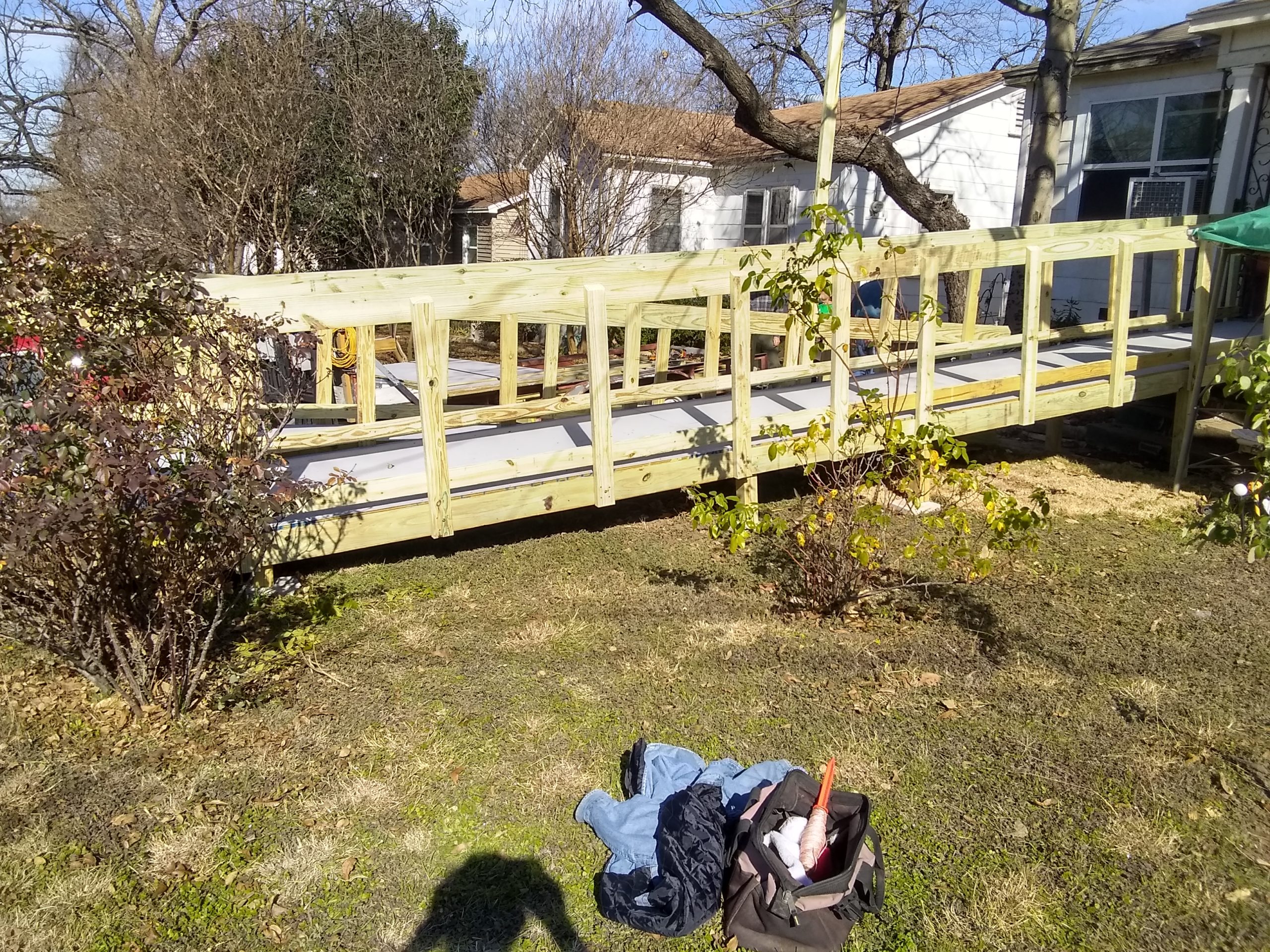 After ramp installation