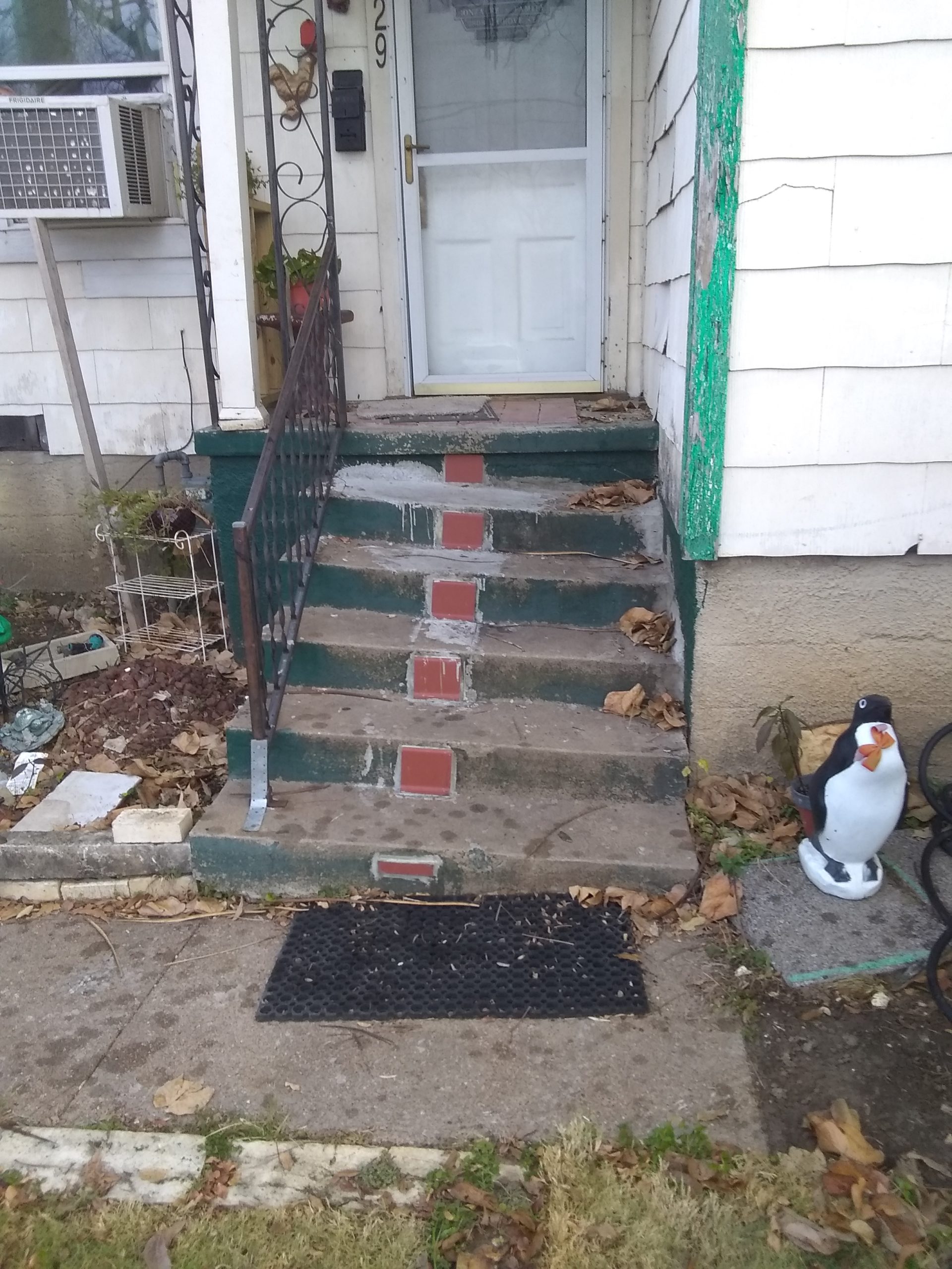 Before ramp installation