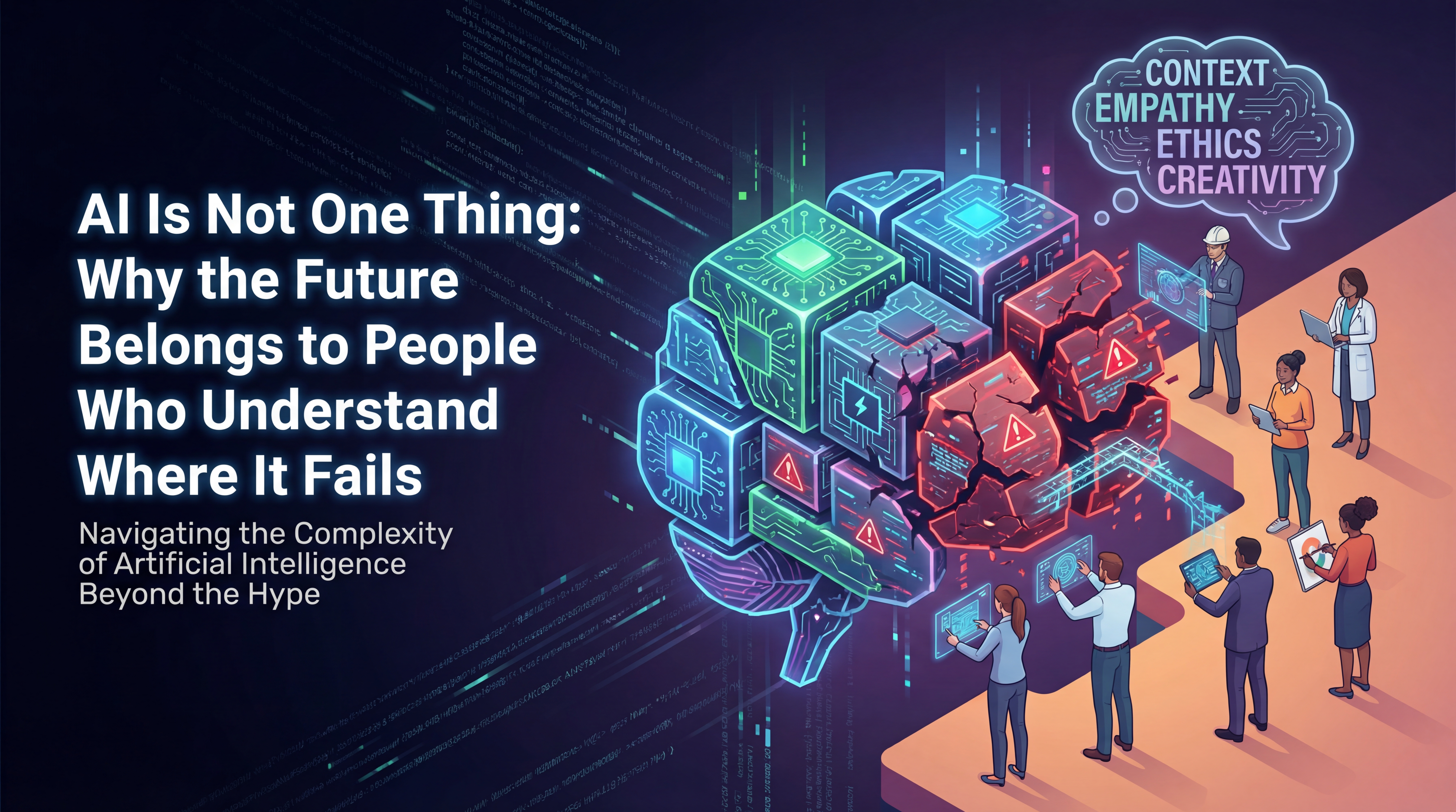 AI Is Not One Thing: Why the Future Belongs to People Who Understand Where It Fails