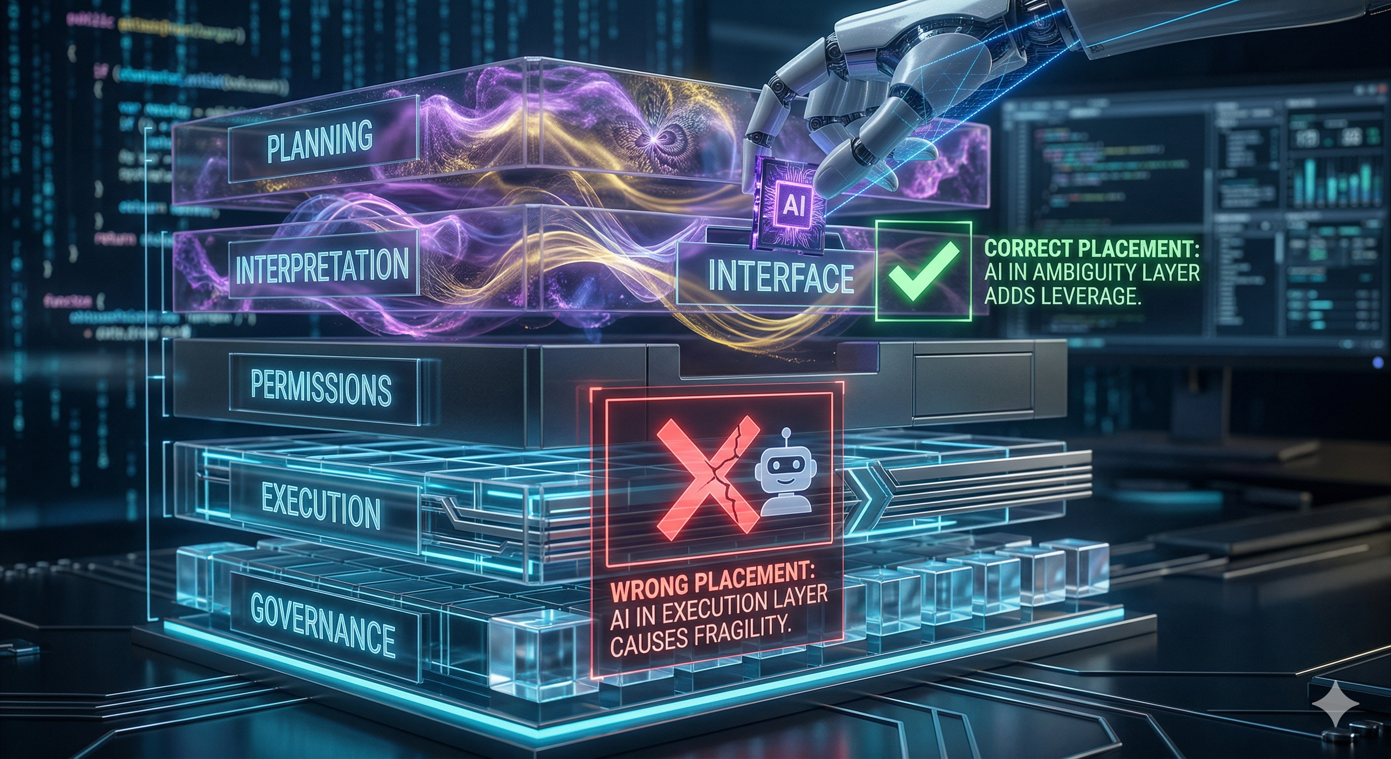 You're Putting Your AI in the Wrong Places (and It's Breaking Your Software)