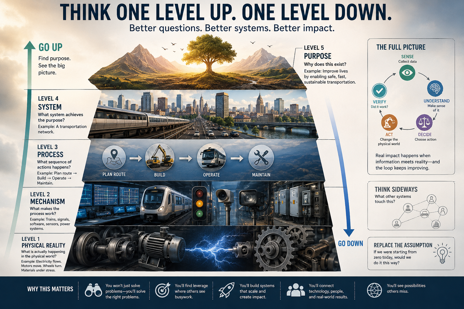 Learn to Think One Level Up—and One Level Down