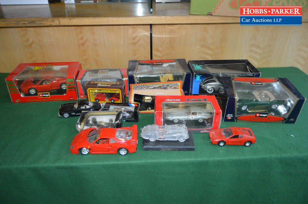 Selection of model cars