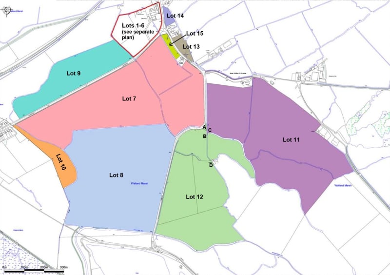 Medium sized farms - from 100 to 300 acres 