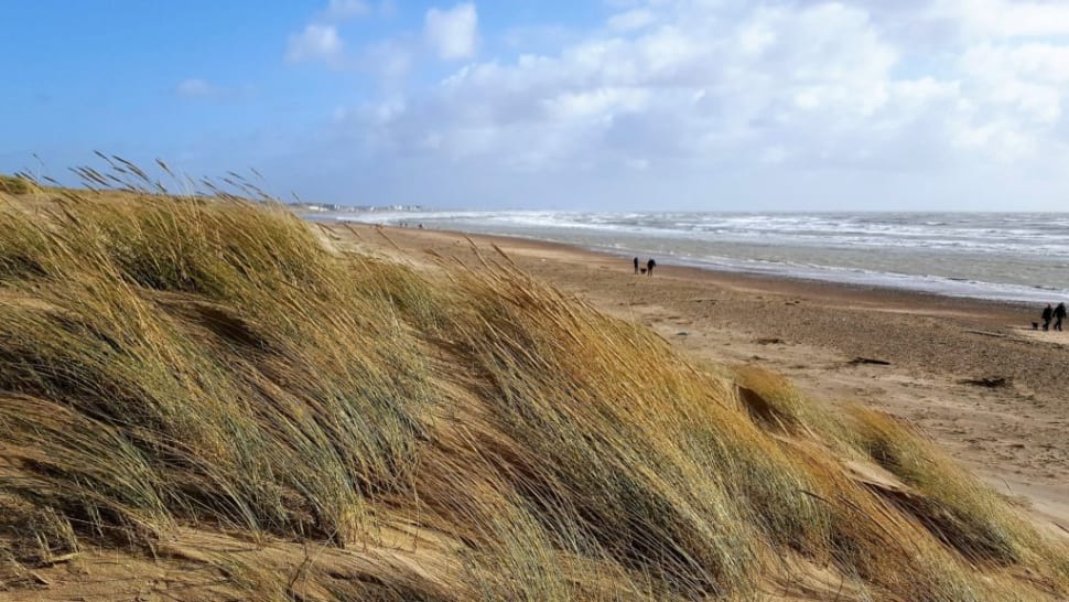 Camber Sands Beach in East Sussex