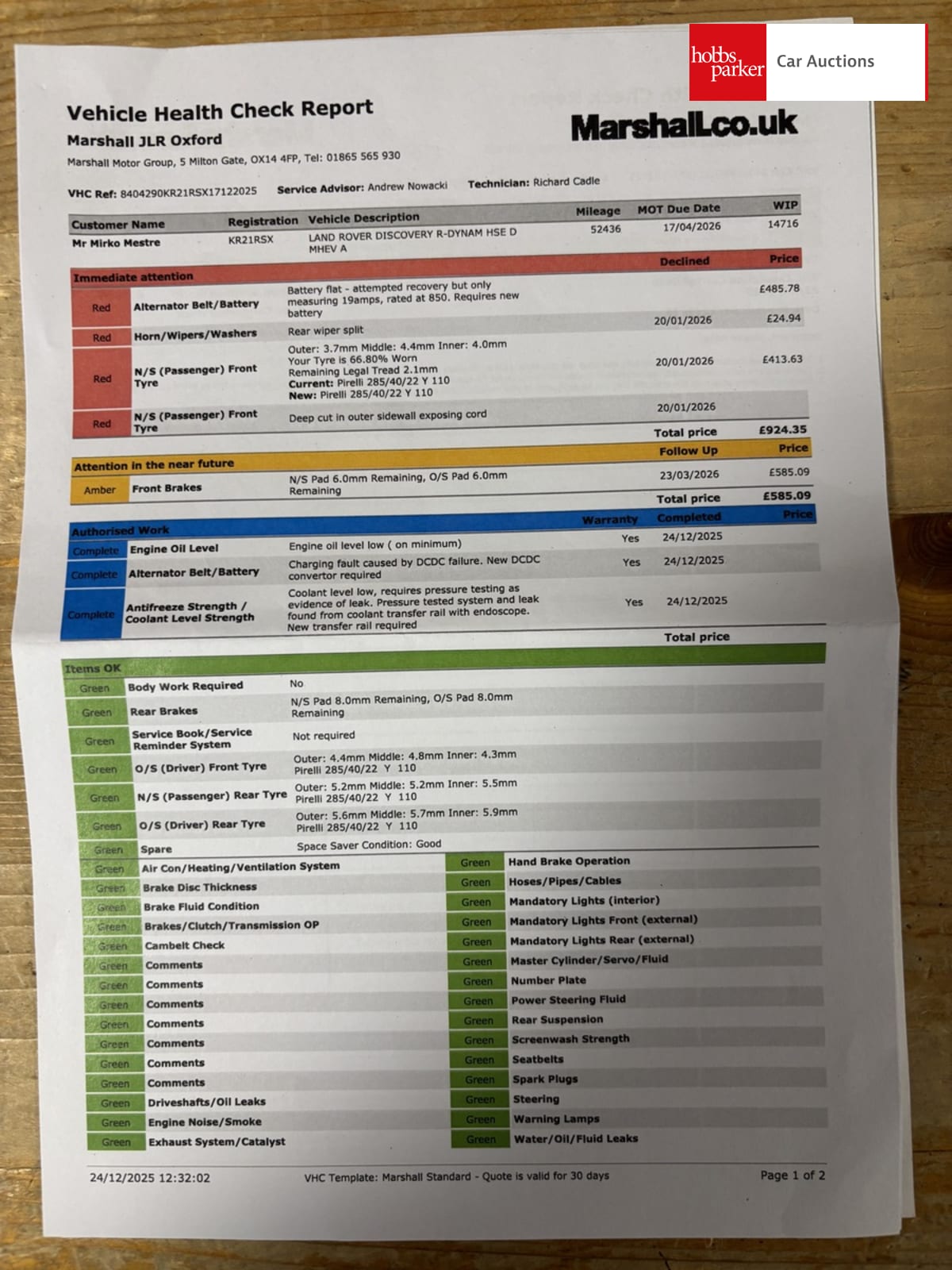 LAND ROVER DISCOVERY R-DYNAM HSE D MHEV A image 31