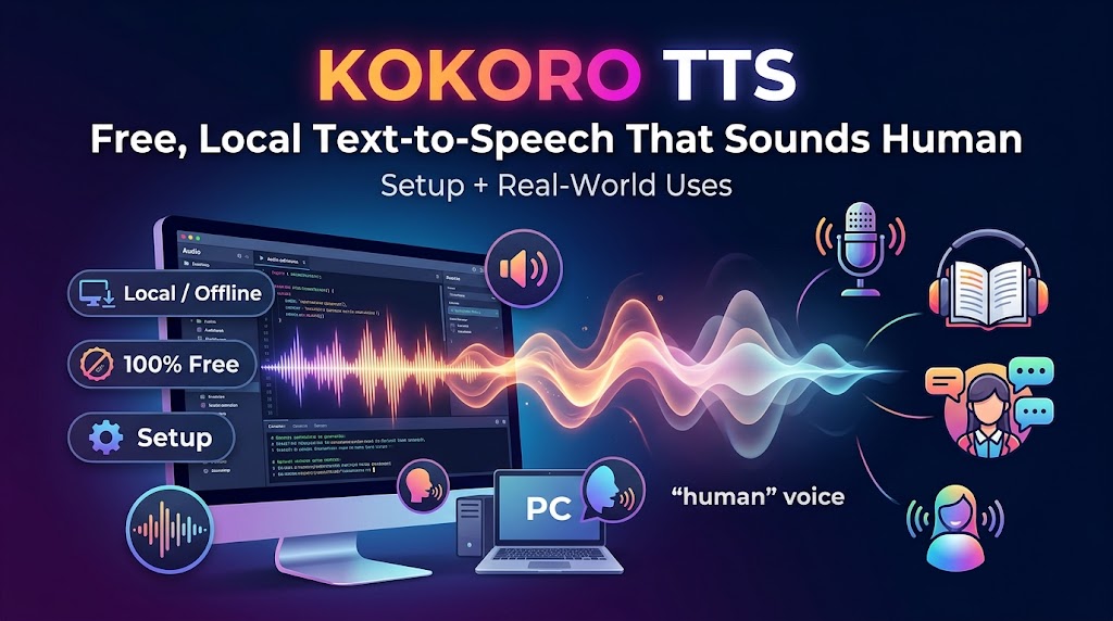 Kokoro TTS: Free, Local Text-to-Speech That Sounds Human (Setup + Real-World Uses)
