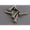 Screws, 3x10mm roundhead self-tapping (6) photo