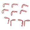 discontinued Body Clips with 90 Degree Bend (10)(Red) photo