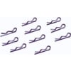 discontinued Shiny purple bent body clips sm photo