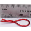 Red bent Body Clips 28mm long 1.2mm wire (10) photo