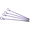 Purple bent Body Clips 122.6mm long 1.3mm wire (4) photo