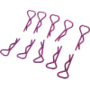 Purple Triangle Bend Body Clips photo