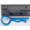 Blue bent Body Clips 27.6mm long 1.42mm wire (8) photo