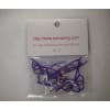 Purple bent Body Clips 43mm long 1.5mm wire (10) photo
