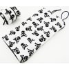 1:10 Scale Black and White Skull Sleeping Bag (Toy) photo