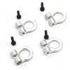 1/10 Scale Aluminum Silver Tow Shackle D-Rings (4) photo