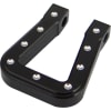 Black Aluminum Monster Flat Shackles TRX-4 SCX10 SCX10 II photo