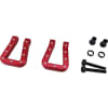 Red Aluminum Monster Flat Shackles TRX-4 SCX10 SCX10 II photo