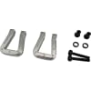 Silver Aluminum Monster Flat Shackles TRX-4 SCX10 SCX10 II photo