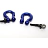 1/10 Scale Aluminum Blue Tow Shackle D-Rings (2) photo