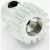 15T 0.5 Mod Aluminum Pinion Gear - Mini-T RC18T photo