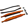 Orange Aluminum & Cf Link Set Axial Rr10 Smt10 Yeti photo