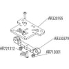 Aluminum Upper Front Suspension Arm Mount Arrma 1/8 photo