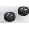 discontinued Dboots Ragnarok Tire Set Glued Black Chrome Wheels photo