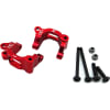 Aluminum Aluminum Caster RED W/King Pins - ARRMA 2WD photo