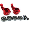 Aluminum Oversize bearing Knuckle (RED) - ARRMA 2WD photo