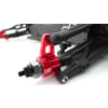 Aluminum Rear Hubs (Red) - Arrma 2WD photo