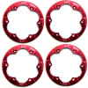 Aluminum Bead-Lock Ring (4)(Red) - Axial Xr10 photo