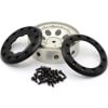 Silver Beadlock 1.9 Rims Black Rings photo