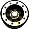 Aluminum Tamiya CR01 Beadlock Wheels Black (4) photo