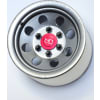 Raw Steel 2.2 Beadlock 6-Lug 8-Hole Wheels 12mm Hex (4) photo